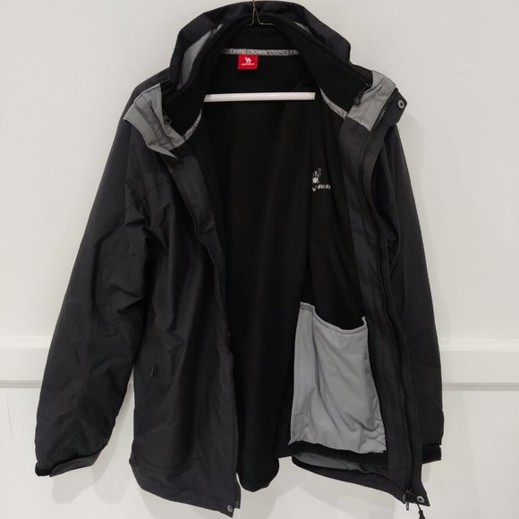 NWT Camel Crown Men's Heavyweight Hooded Winter Parka Black Size M $120 O209 - Picture 3 of 3